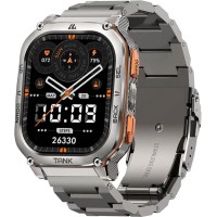 Смарт-годинник KOSPET Tank M3 Ultra Metal Silver