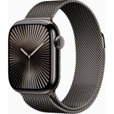 Смарт-годинник Apple Watch Series 10 GPS + Cellular 42mm Slate Titanium Case w. Slate Milanese Loop (MX053)