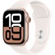 Смарт-годинник Apple Watch Series 10 GPS + Cellular 42mm Rose Gold Alu. Case w. Light Blush Sport Band - S/M (MWX93)