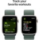 Смарт-годинник Apple Watch SE 2 GPS 40mm Starlight Aluminium Case w. Lake Green Sport Loop (MXEH3)