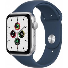 Смарт-годинник Apple Watch SE GPS 40mm Silver Aluminum Case w. Abyss Blue S. Band (MKNY3)