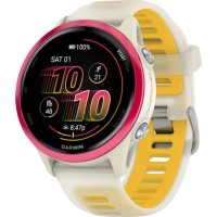 Смарт-часы Garmin Forerunner 570 42mm Raspberry Aluminum w. Translucent Bone/Mango Band (010-02970-02)