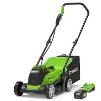 Газонокосарка акумуляторна GreenWorks GD24LM33K4