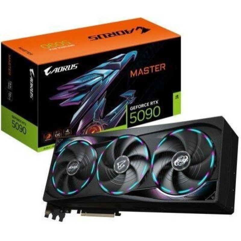 Відеокарта GIGABYTE AORUS GeForce RTX 5090 MASTER 32G (GV-N5090AORUS M-32GD)
