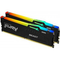 Пам'ять для настільних комп'ютерів Kingston FURY 32 GB (2x16GB) DDR5 5200 MHz Beast RGB (KF552C40BBAK2-32)