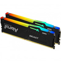 Пам'ять для настільних комп'ютерів Kingston FURY 32 GB (2x16GB) DDR5 5200 MHz Beast RGB (KF552C36BBEAK2-32)