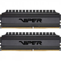 Пам'ять для настільних комп'ютерів PATRIOT 64 GB (2x32GB) DDR4 3600 MHz Viper 4 Blackout (PVB464G360C8K)