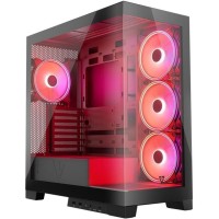 Корпус Modecom Volcano Space Apex ARGB Midi Black (AT-SPACE-PG-10-000000-000)
