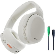 Навушники з мікрофоном SkullCandy BT Crusher ANC 2 Bone Orange Glow (S6CAW-S951)