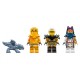 Блоковий конструктор LEGO Ninjago Командні роботи ніндзя Ллойда й Арін (71794)