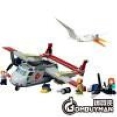 Блоковий конструктор LEGO Jurassic World Напад кетцалькоатля на літак (76947)