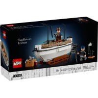 Блоковий конструктор LEGO Icons Рятувальна шлюпка Шеклтона (40729)