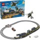 Блоковый конструктор LEGO City Ограбление полицейского поезда (60508)