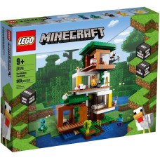Блоковий конструктор LEGO Minecraft Сучасний будиночок на дереві (21174)