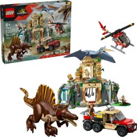Блоковый конструктор LEGO Jurassic World Воздушная миссия со спинозавром и кетцалькоатлем (76976)
