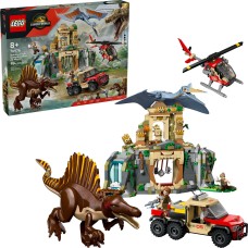 Блоковий конструктор LEGO Jurassic World Повітряна місія зі спинозавром і кетцалькоатлем (76976)