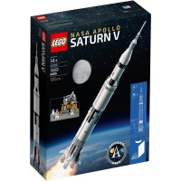 Блоковий конструктор LEGO Ideas Ракетно-космічна система НАСА «Сатурн-5-Аполлон» (92176)