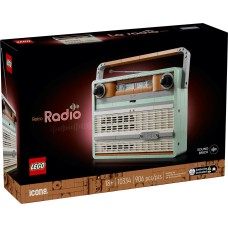 Блоковый конструктор LEGO Icons Ретро Радиоприемник (10334)
