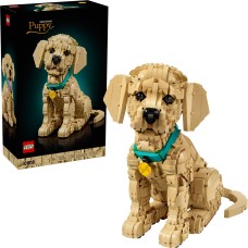 Блоковий конструктор LEGO Icons Цуценя золотистого ретрівера (11384)
