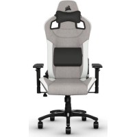 Компьютерное кресло для геймера Corsair T3 Rush White/Grey (CF-9010030-WW)