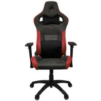 Комп'ютерне крісло для геймера Corsair T3 Rush Mesh Gray/Red (CF-9900010-WW)