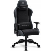 Комп'ютерне крісло для геймера SENSE7 Spellcaster Fuku XL Fabric+PU Black