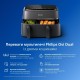 Мультипіч (аерофритюрниця) Philips Ovi Dual Series 3000 NA350/03