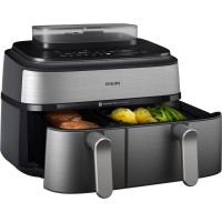 Мультипечь (аэрофритюрница) Philips Dual Basket Airfryer 5000 Series NA555/00