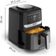 Мультипіч (аерофритюрниця) Tefal Easy Fry Silence Vision XL EY5568E0