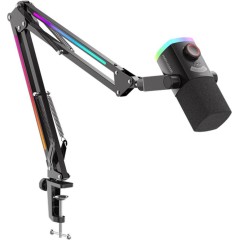 Мікрофон студійний/ для стрімінгу, подкастів Fifine AM8Prot Black