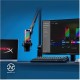 Микрофон для ПК/ для стриминга, подкастов HyperX QuadCast 2 S Black RGB (9A273AA)